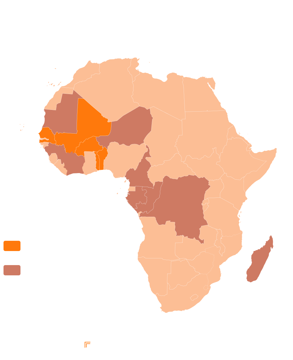 Carte de l'Afrique